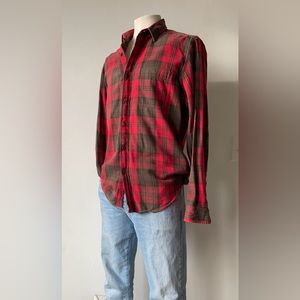 j crew 100% cotton button down shirt